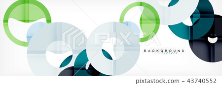 Geomtric modern backgrounds, rings abstract template 43740552