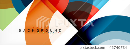 Vector circular abstract background 43740784