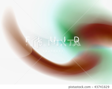 Background abstract color flow, liquid design 43741829