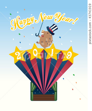 賀年卡 新年賀卡 賀年片 43741919