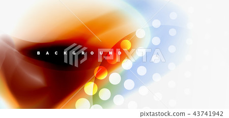 Mixing liquid color flow abstract background. Trendy abstract layout template for business or Mixing liquid color flow abstract background. Trendy abstract layout template for business or 43741942