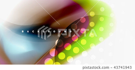 Fluid flowing wave abstract background Fluid flowing wave abstract background 43741943
