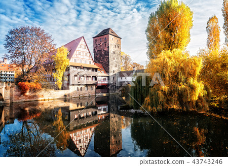 Old town of Nuremberg, Germany Old town of Nuremberg, Germany 43743246
