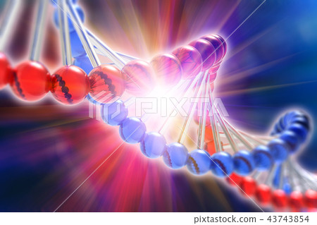 DNA genetic research science concept DNA genetic research science concept 43743854