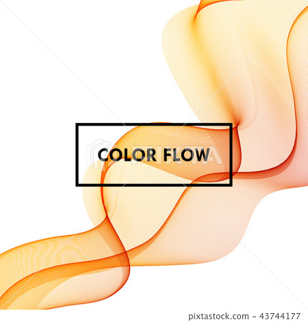 Abstract colorful vector background, color flow wave for design brochure, website, flyer. Abstract colorful vector background, color flow wave for design brochure, website, flyer. 43744177