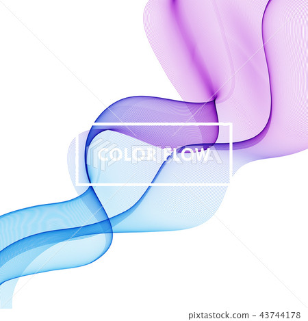 Abstract colorful vector background, color flow wave for design brochure, website, flyer. Abstract colorful vector background, color flow wave for design brochure, website, flyer. 43744178