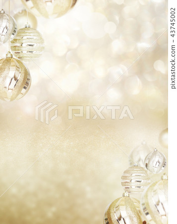 Background-Snow-Christmas-Gold-Glitter 43745002