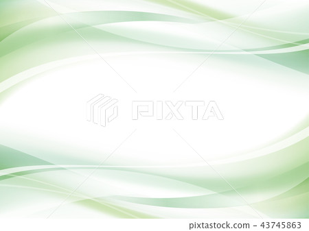 Wave line abstract wave background green - Stock Illustration [43745863 ...