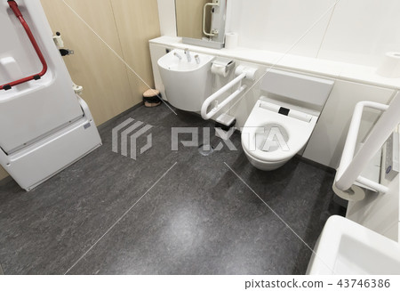 Inside the multi-functional toilet (multi-purpose / high-functional toilet) 43746386