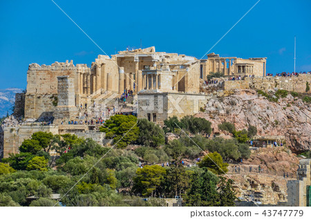 entrance of the propylaea. Athens Greek entrance of the propylaea. Athens Greek 43747779