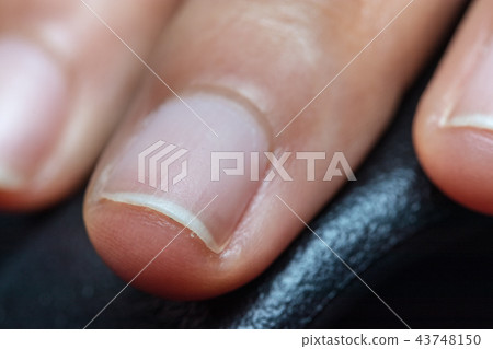 Close Up The woman's nails  43748150
