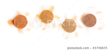 Four different shades of foundation in cushions Four different shades of foundation in cushions 43748835