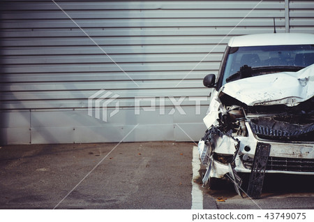 accident in a car accident on the street,  43749075