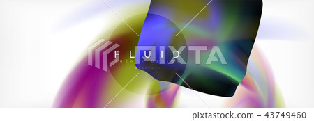Abstract background holographic liquid colors design Abstract background holographic liquid colors design 43749460