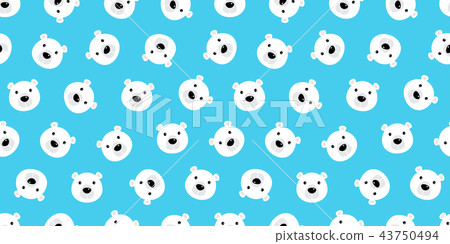 bear seamless pattern vector polar bear panda bear seamless pattern vector polar bear panda 43750494