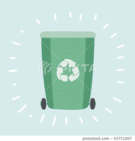 Recycle bin vector icon. Reuse or reduce symbol. Recycle bin vector icon. Reuse or reduce symbol. 43751007
