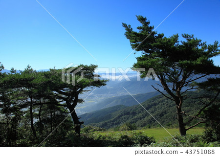 Mountain ranges and sea of clouds 43751088