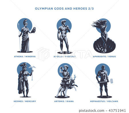 Olimpian gods and heroes. 43751941