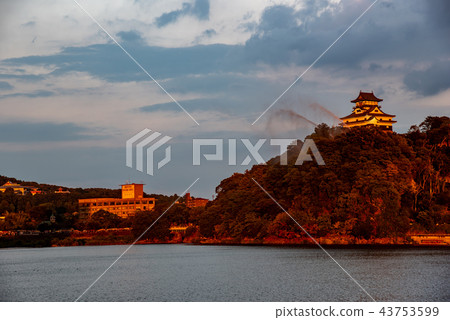 Aichi Prefecture Inuyama Castle and Kiso River Japan Line Summer Festival Summer Fireworks Fireworks Preparation Fire Protection Water Discharge Aichi Prefecture Inuyama Castle and Kiso River Japan Line Summer Festival Summer Fireworks Fireworks Preparation Fire Protection Water Discharge 43753599