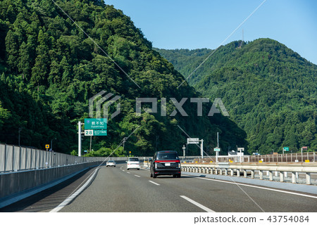 Niigata Prefecture Hokuriku Expressway Soon the exit of the parents misunderstanding interchange Niigata Prefecture Hokuriku Expressway Soon the exit of the parents misunderstanding interchange 43754084