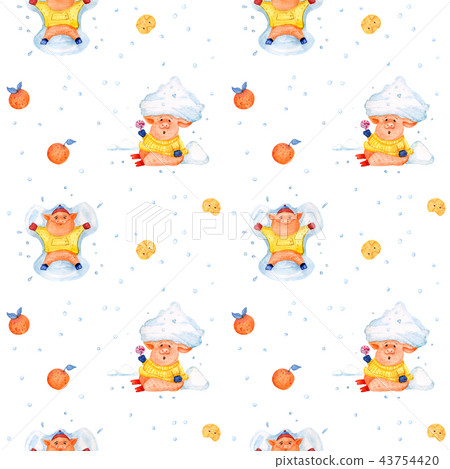 Illustration series Winter Holidays   43754420