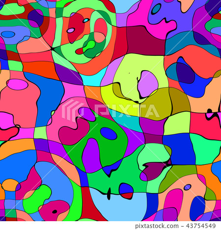 Abstract colorful and seamless background in... - Stock Illustration ...