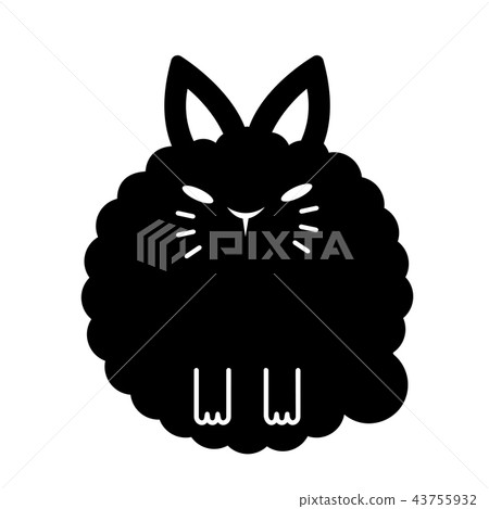 Rabbit Solid illustration 43755932