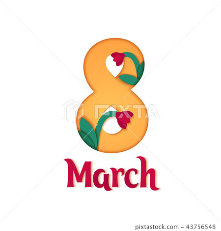 8 March. Happy Mother's Day. 43756548