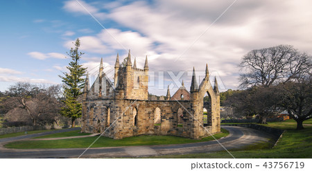 Port Arthur building in Tasmania, Australia. 43756719