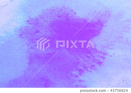Abstract hand painted Ultra Blue Violet watercolor Abstract hand painted Ultra Blue Violet watercolor 43756824