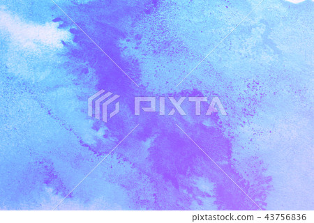 Abstract hand painted Ultra Blue Violet watercolor Abstract hand painted Ultra Blue Violet watercolor 43756836