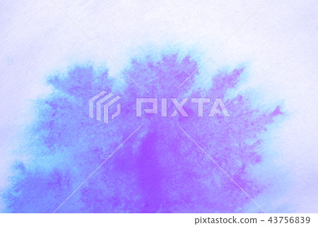 Abstract hand painted Ultra Blue Violet watercolor Abstract hand painted Ultra Blue Violet watercolor 43756839