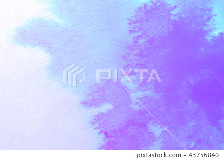 Abstract hand painted Ultra Blue Violet watercolor Abstract hand painted Ultra Blue Violet watercolor 43756840
