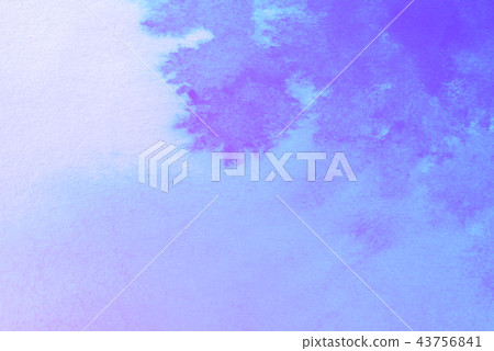 Abstract hand painted Ultra Blue Violet watercolor Abstract hand painted Ultra Blue Violet watercolor 43756841