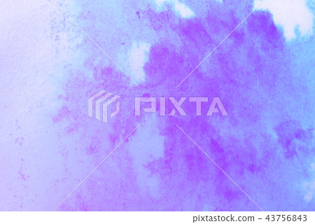 Abstract hand painted Ultra Blue Violet watercolor Abstract hand painted Ultra Blue Violet watercolor 43756843