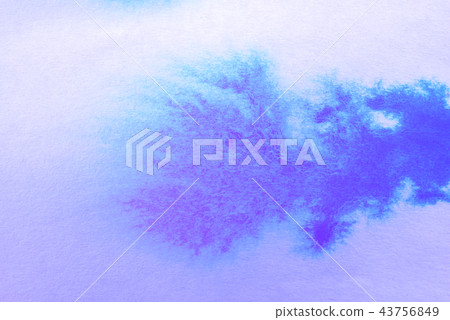 Abstract hand painted Ultra Blue Violet watercolor Abstract hand painted Ultra Blue Violet watercolor 43756849