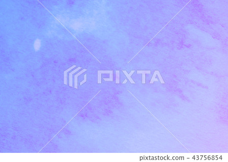 Abstract hand painted Ultra Blue Violet watercolor 43756854