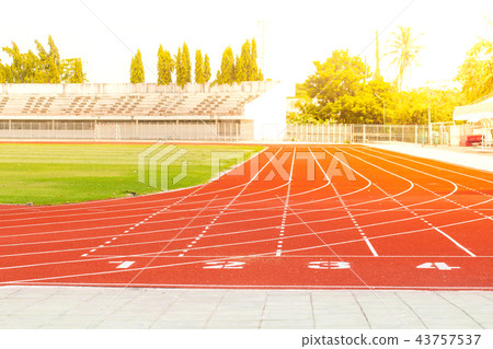 The Red Running Track The Red Running Track 43757537
