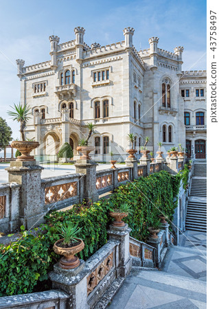 Miramare castle near Trieste, northeastern Italy 43758497