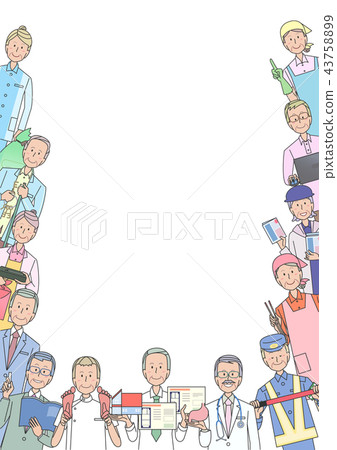 Various occupations of senior Various occupations of senior 43758899