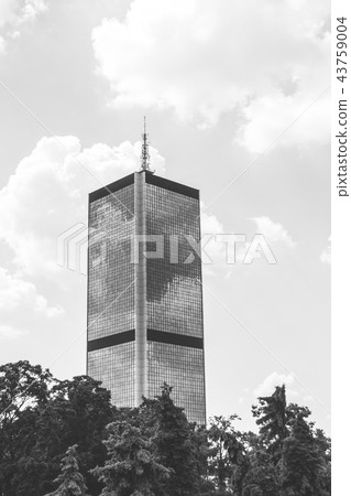 High modern office building High modern office building 43759004