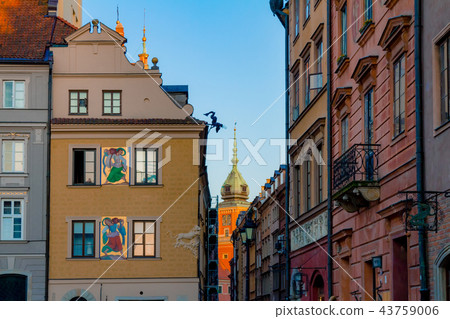 The Royal castle in Warsaw Old Town The Royal castle in Warsaw Old Town 43759006
