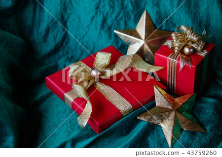 Gold ribbon gift Gold ribbon gift 43759260