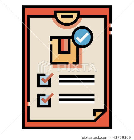 Shipping restrictions LineColor illustration 43759309
