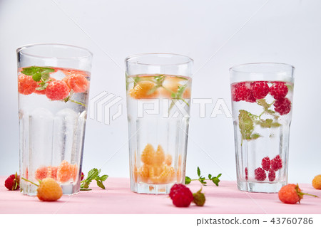 Detox infused flavored water Detox infused flavored water 43760786