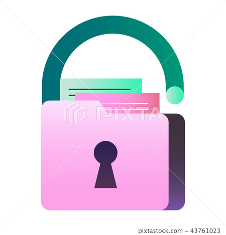 Data privacy gradient illustration Data privacy gradient illustration 43761023