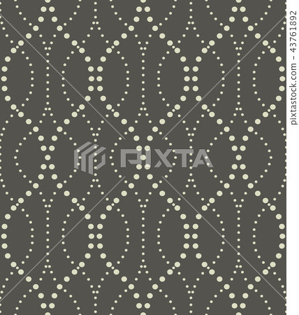 Abstract geometric pattern with points. seamless - Stock Illustration ...