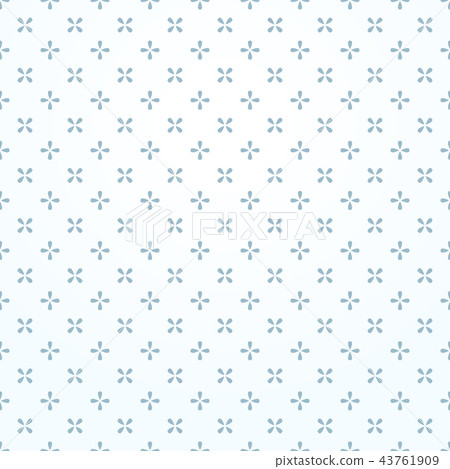 Seamless pattern. Floral stylish background. Blue Seamless pattern. Floral stylish background. Blue 43761909