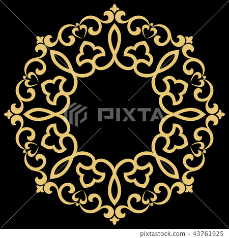 Decorative line art frames for design template.  43761925