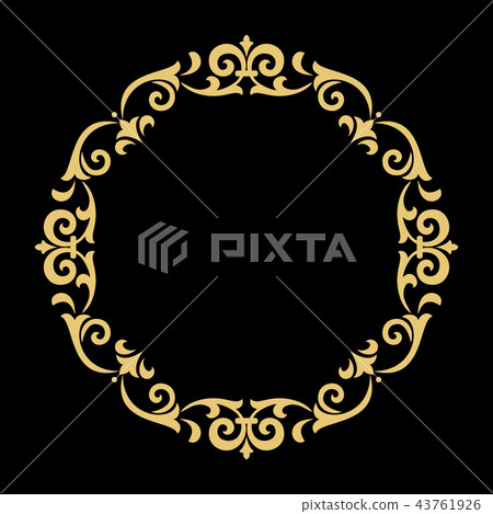 Decorative line art frames for design template.  43761926